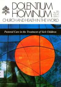 Image of Dolentium Hominum : Church and Health in the World no.70