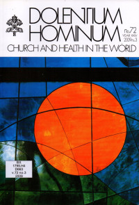 Image of Dolentium Hominum : Church and Health in the World no.72